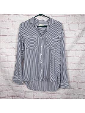 Thread and Supply Small Women's Striped Button-Up Shirt
